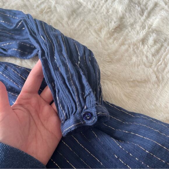 Peek Blue Floral Embroidered Dress - Picture 5 of 8